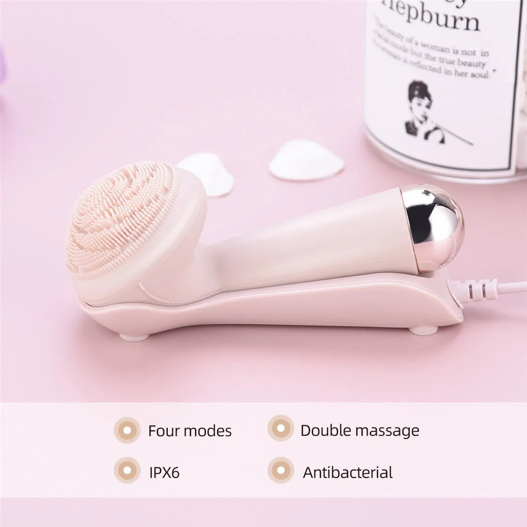 Electric Silicone Facial Brush Cleaner