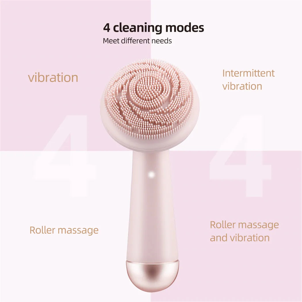 Electric Silicone Facial Brush Cleaner